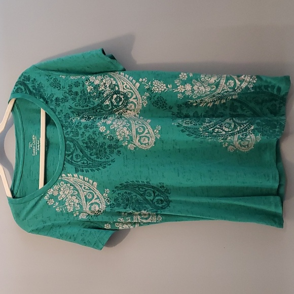 Faded Glory Tops - 2XL green bohemian tee
